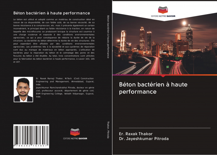 Knjiga Béton bactérien ? haute performance Jayeshkumar Pitroda