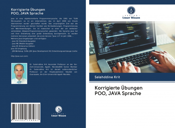 Boek Korrigierte Übungen POO, JAVA Sprache Salah-ddine Krit