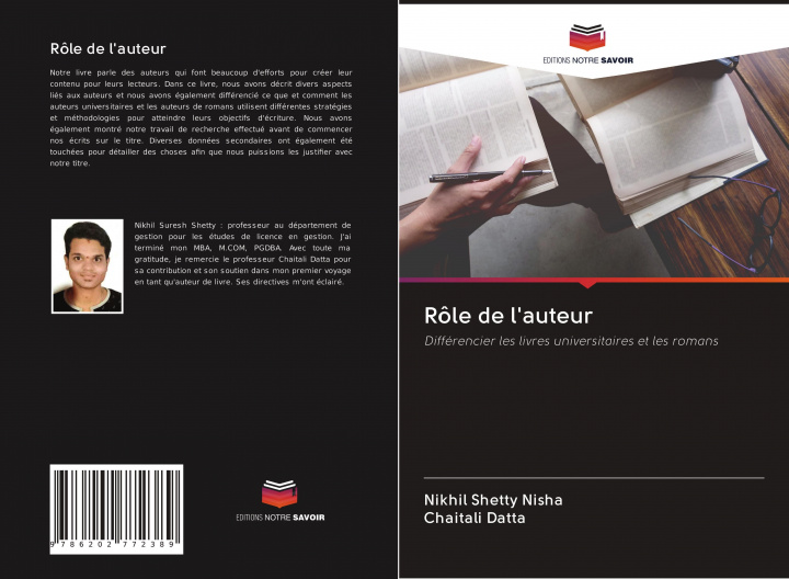 Buch Rôle de l'auteur Chaitali Datta