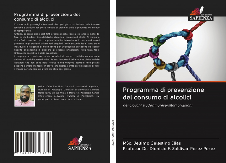 Knjiga Programma di prevenzione del consumo di alcolici Profesor Dionisio F. Zaldivar Pérez Pérez