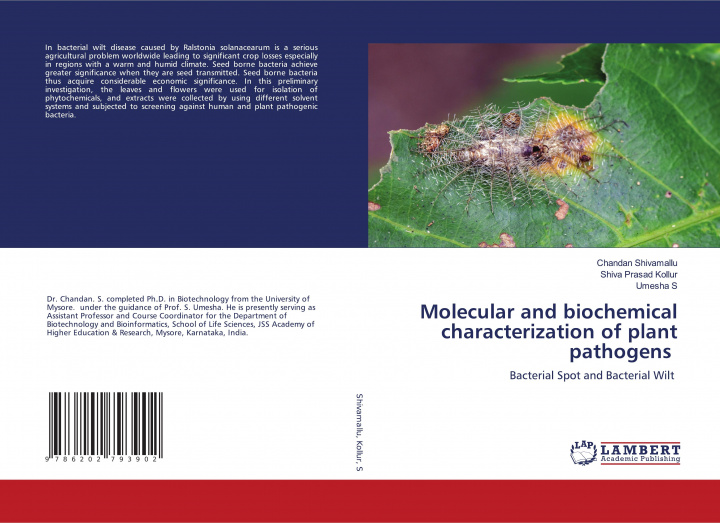 Knjiga Molecular and biochemical characterization of plant pathogens Shiva Prasad Kollur