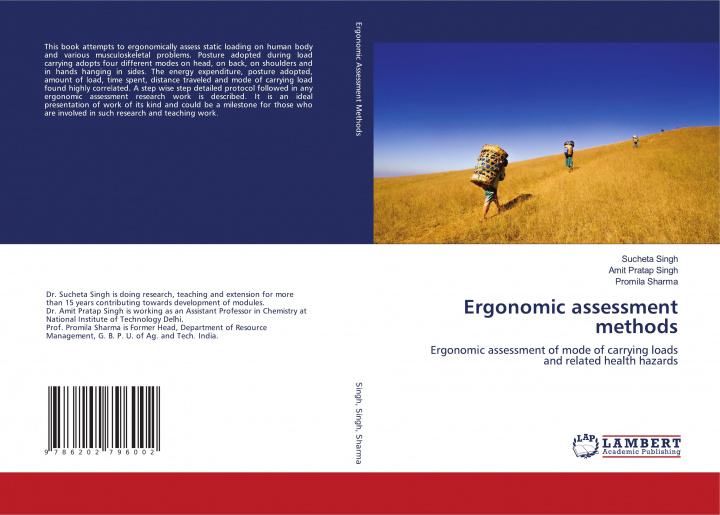 Knjiga Ergonomic assessment methods Amit Pratap Singh