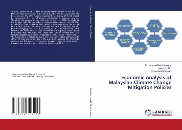 Kniha Economic Analysis of Malaysian Climate Change Mitigation Policies Alireza Habibi