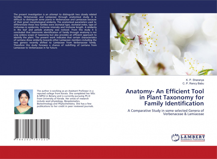 Buch Anatomy- An Efficient Tool in Plant Taxonomy for Family Identification C. P. Rency Babu