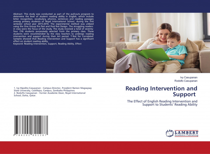 Knjiga Reading Intervention and Support Rodolfo Casupanan