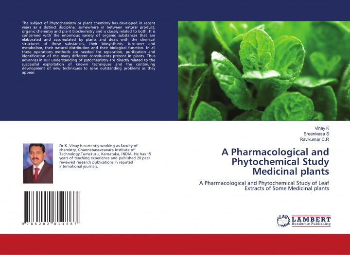 Kniha A Pharmacological and Phytochemical Study Medicinal plants Sreenivasa S