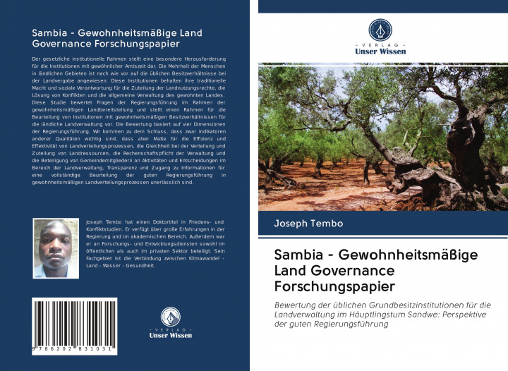 Buch Sambia - Gewohnheitsmäßige Land Governance Forschungspapier Joseph Tembo