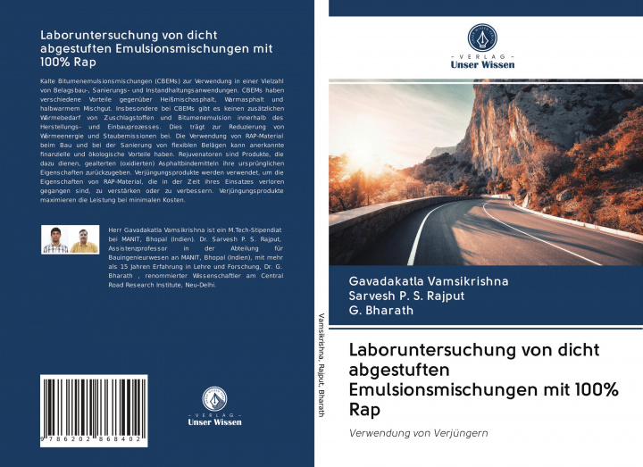 Книга Laboruntersuchung von dicht abgestuften Emulsionsmischungen mit 100% Rap Sarvesh P. S. Rajput