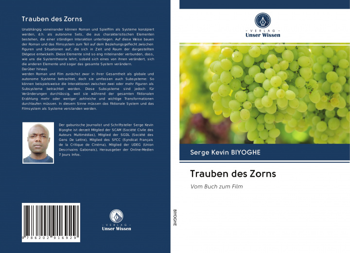 Buch Trauben des Zorns Serge Kevin Biyoghe