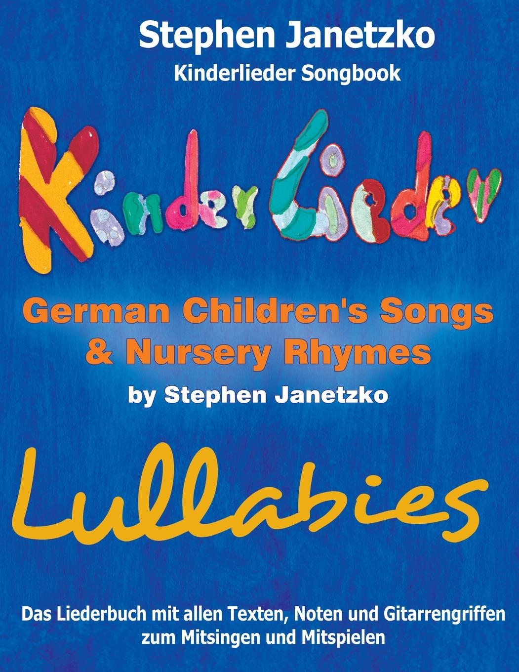 Buch Kinderlieder Songbook - German Children's Songs & Nursery Rhymes - Lullabies Janetzko Stephen Janetzko