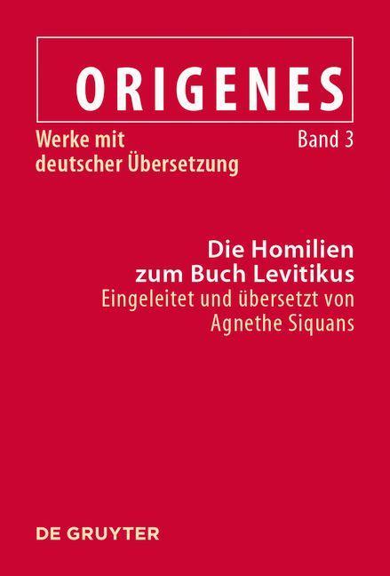 Knjiga Die Homilien zum Buch Levitikus 