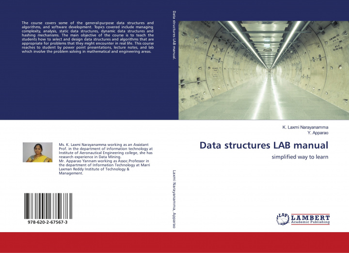 Knjiga Data structures LAB manual Y. Apparao
