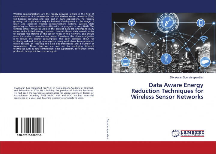 Knjiga Data Aware Energy Reduction Techniques for Wireless Sensor Networks 