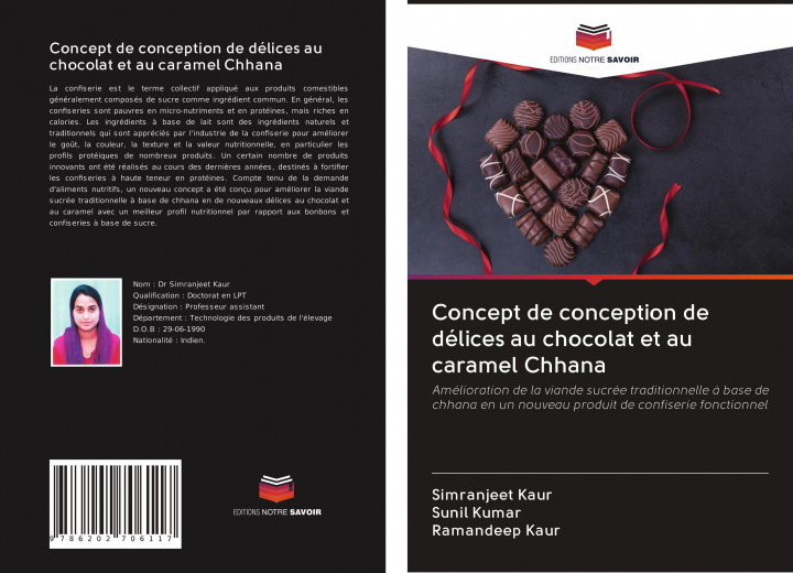 Buch Concept de conception de délices au chocolat et au caramel Chhana Sunil Kumar