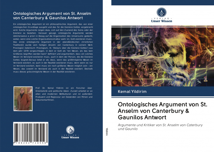 Kniha Ontologisches Argument von St. Anselm von Canterbury & Gaunilos Antwort 