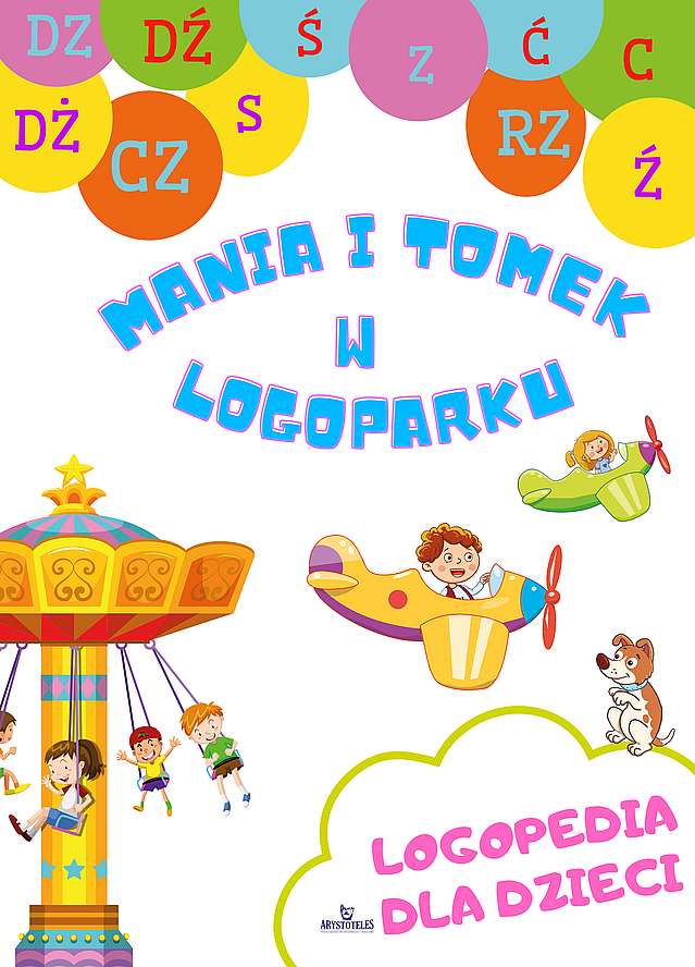 Kniha Logopedia dla dzieci Mania i Tomek w logoparku Korbiel Małgorzata
