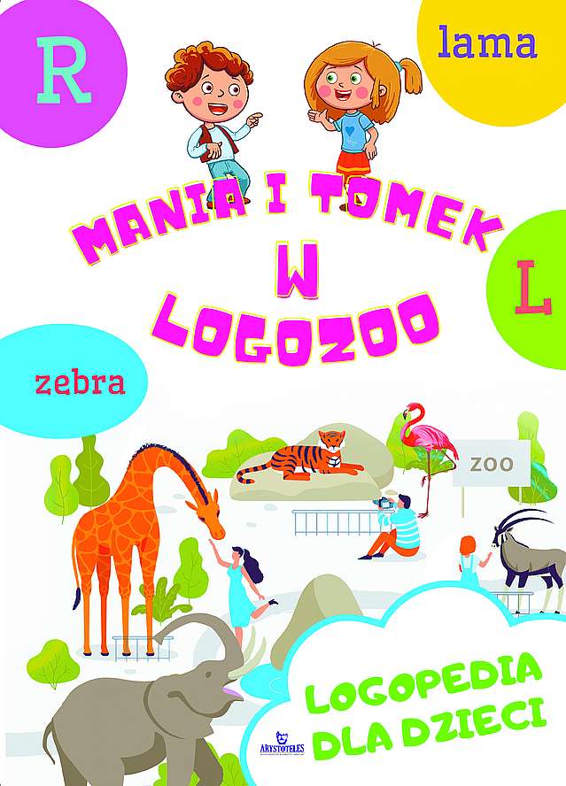 Kniha Logopedia dla dzieci Mania i Tomek w logozoo Korbiel Małgorzata