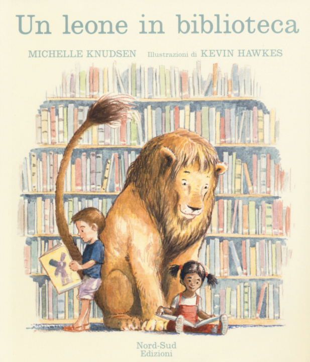 Kniha leone in biblioteca. Ediz. mini Michelle Knudsen