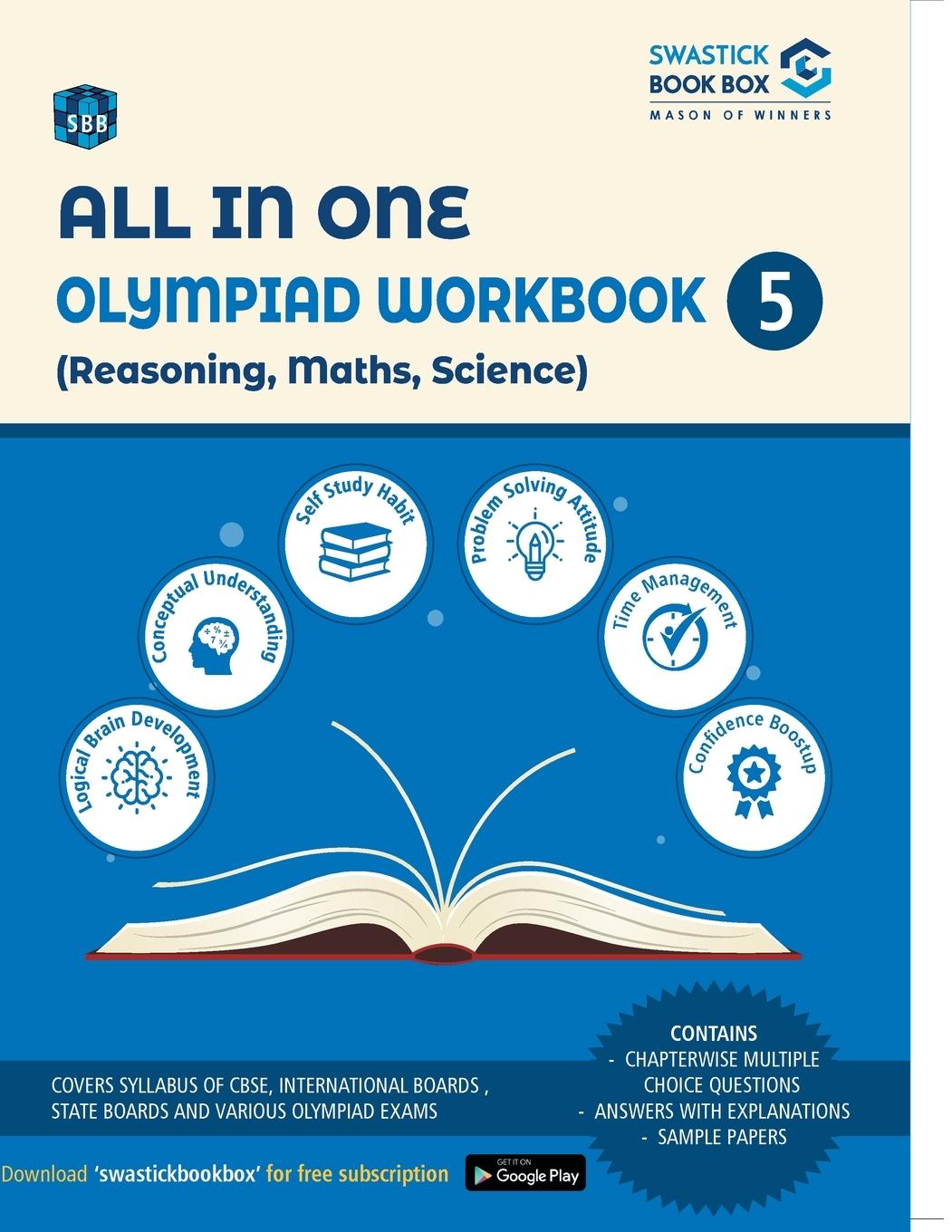 Книга All in One Olympiad Workbook for Reasoning, Maths & Science - Class 5 Preeti Goel