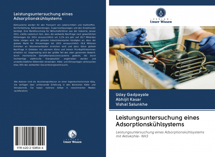 Buch Leistungsuntersuchung eines Adsorptionskühlsystems Abhijit Kasar