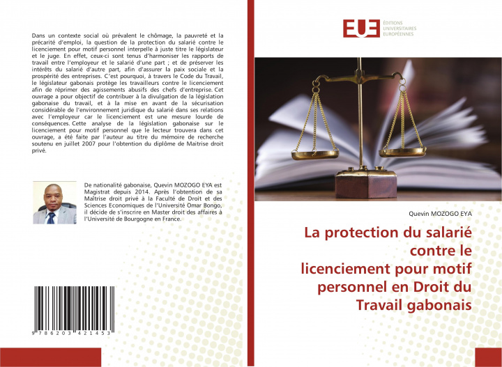 Книга protection du salarie contre le licenciement pour motif personnel en Droit du Travail gabonais 