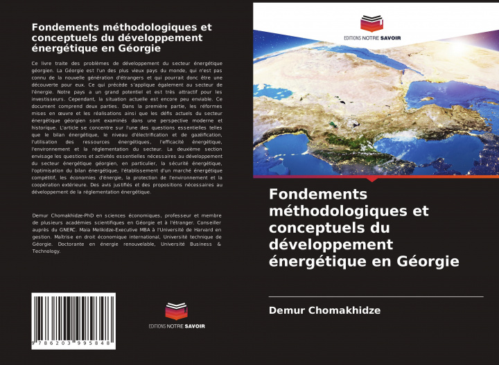 Carte Fondements méthodologiques et conceptuels du développement énergétique en Géorgie 