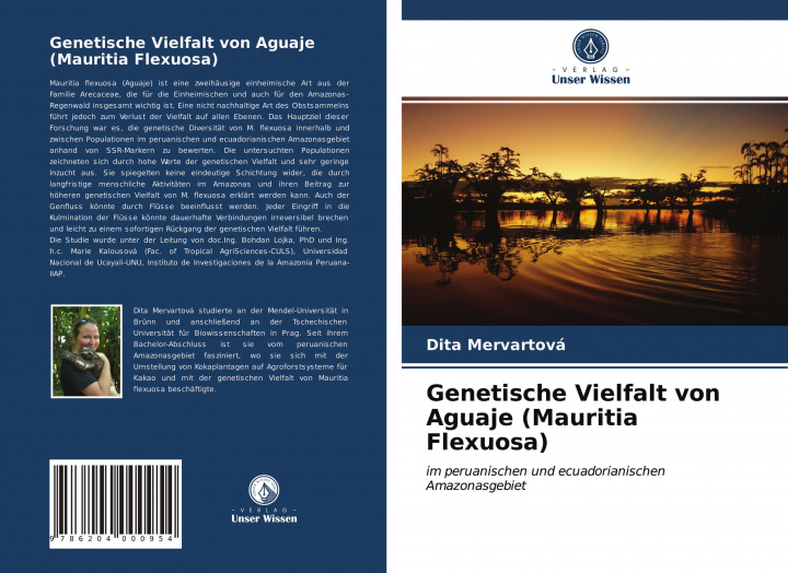 Buch Genetische Vielfalt von Aguaje (Mauritia Flexuosa) Dita Mervartová