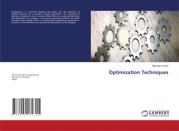 Knjiga Optimization Techniques Adel Abou El-Ela