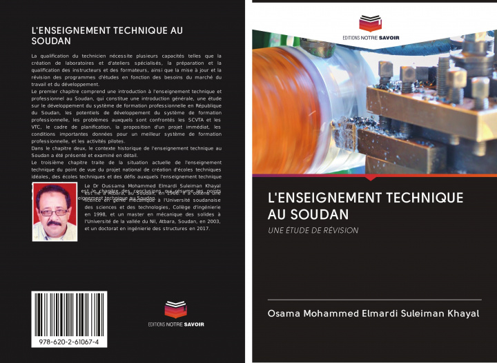 Carte L'ENSEIGNEMENT TECHNIQUE AU SOUDAN Osama Mohammed Elmardi Suleiman Khayal