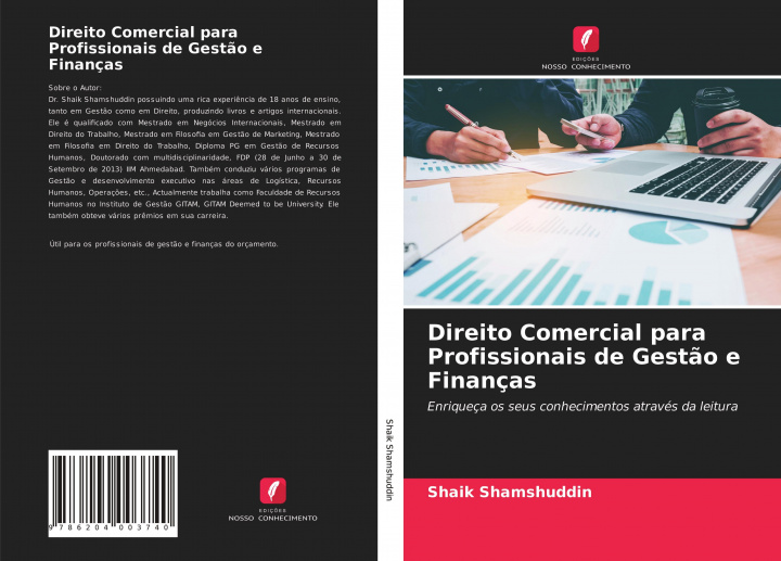 Βιβλίο Direito Comercial para Profissionais de Gest?o e Finanças Shaik Shamshuddin