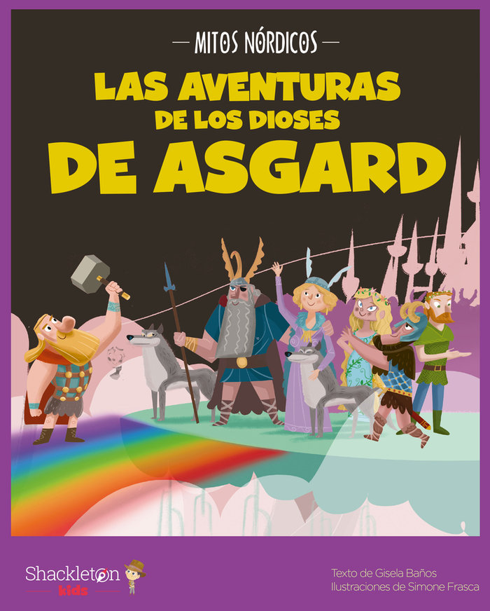 Kniha Las aventuras de los dioses de Asgard BAÑOS