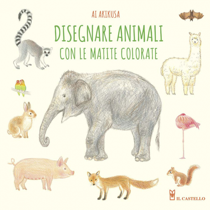 Kniha Disegnare animali con le matite colorate Ai Akikusa