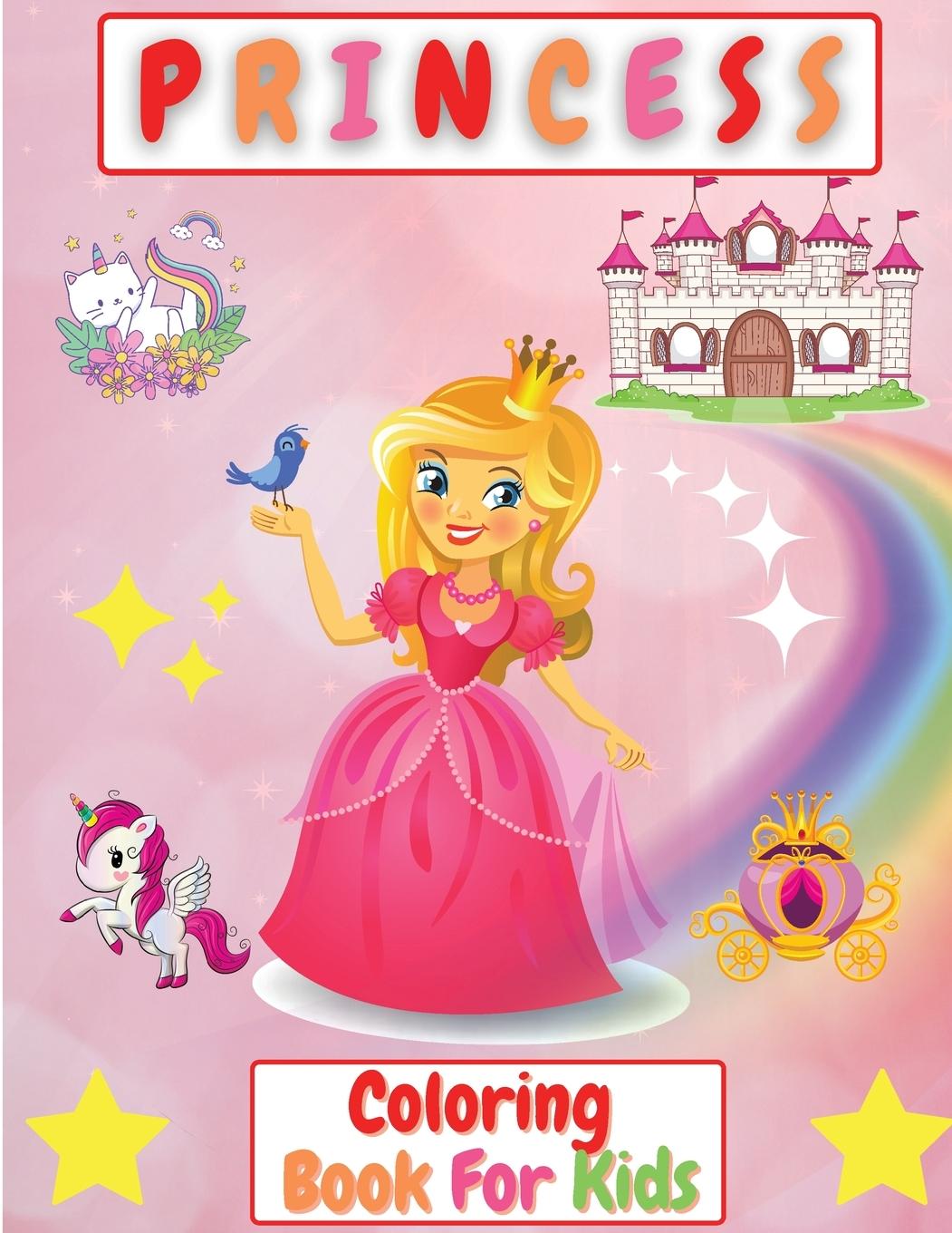 Książka Princess Coloring Book For Kids 