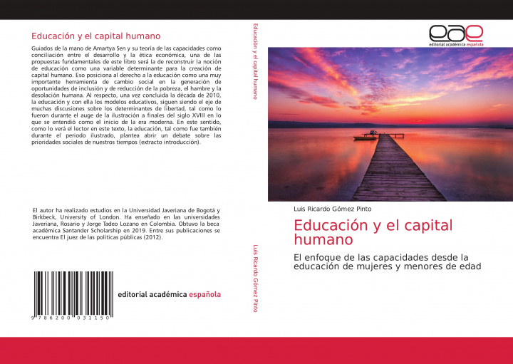 Βιβλίο Educacion y el capital humano Luis Ricardo Gómez Pinto