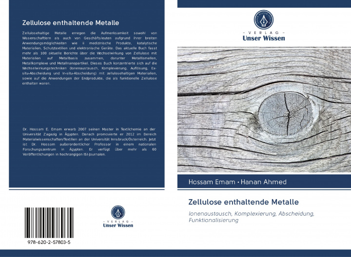 Carte Zellulose enthaltende Metalle Hanan Ahmed