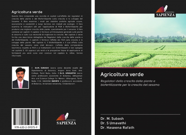 Książka Agricoltura verde S. Umavathi