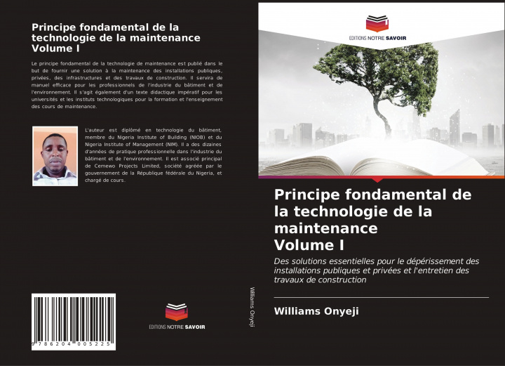 Carte Principe fondamental de la technologie de la maintenance Volume I Williams Onyeji