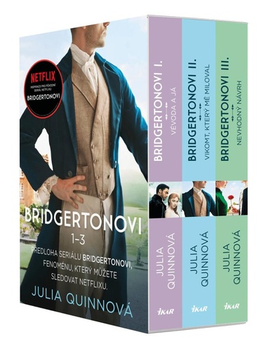 Kniha Bridgertonovi 1-3 Julia Quinnová