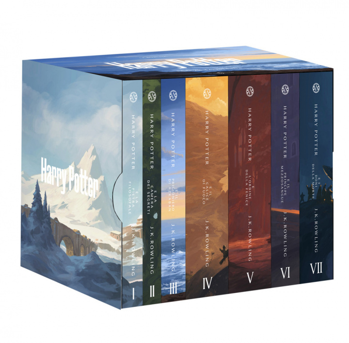 Knjiga Harry Potter. La serie completa. Ediz. copertine De Lucchi Joanne Rowling