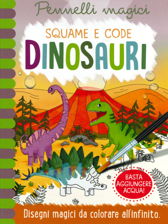 Knjiga Dinosauri. Squame e code. Pennelli magici Jenny Copper
