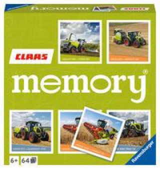 Játék Ravensburger CLAAS memory® - 20882 - der Spieleklassiker für alle Landmaschinen Fans, Merkspiel für 2-8 Spieler ab 6 Jahren 