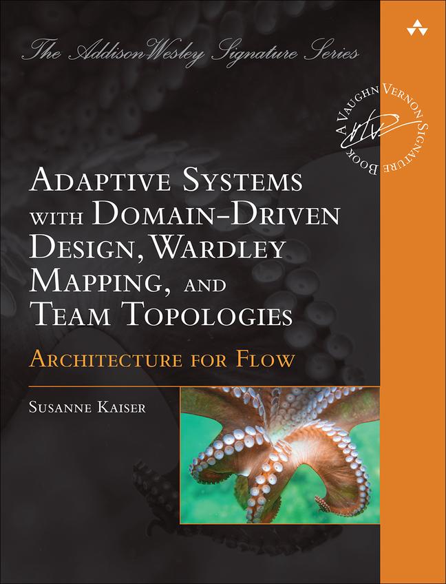 Kniha Adaptive Systems with Domain-Driven Design, Wardley Mapping, and Team Topologies Susanne Kaiser