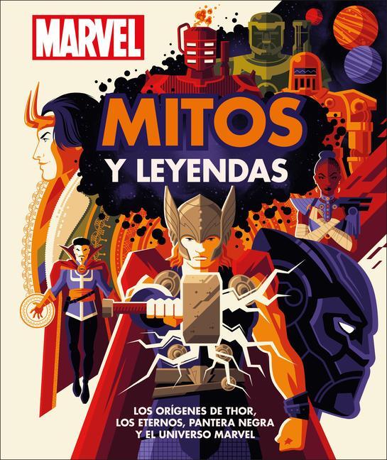 Carte Marvel Mitos Y Leyendas: Los Orígenes de Thor, Los Eternos, Pantera Negra Y El Universo Marvel. 