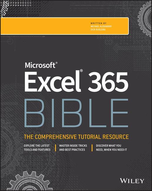 Książka Microsoft Excel 365 Bible Michael Alexander