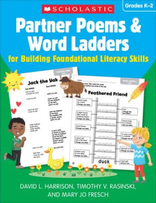 Kniha Partner Poems & Word Ladders for Building Foundational Literacy Skills: Grades K-2 David L. Harrison