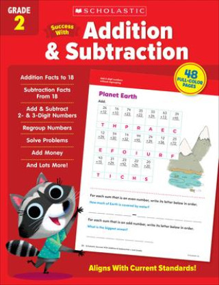Carte Scholastic Success with Addition & Subtraction Grade 2 