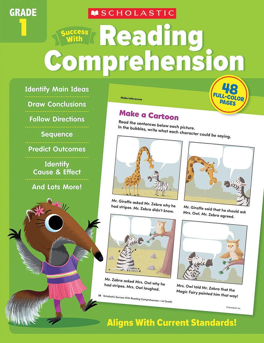 Книга Scholastic Success with Reading Comprehension Grade 1 Scholastic Teaching Resources