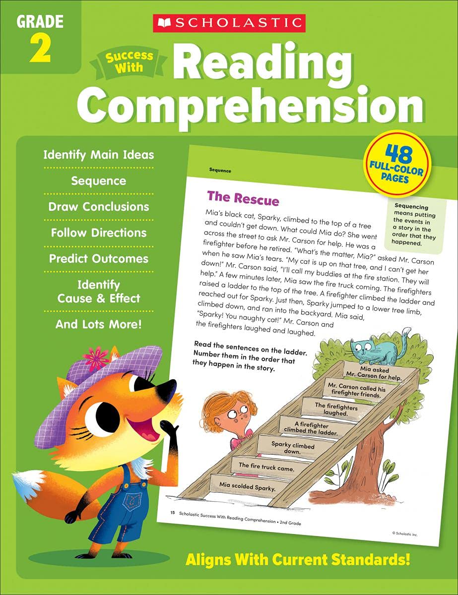 Carte Scholastic Success with Reading Comprehension Grade 2 Scholastic Teaching Resources