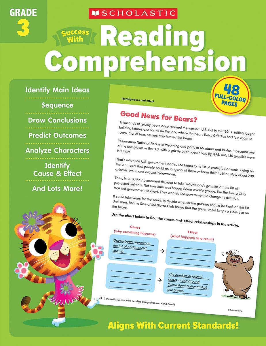 Книга Scholastic Success with Reading Comprehension Grade 3 Scholastic Teaching Resources