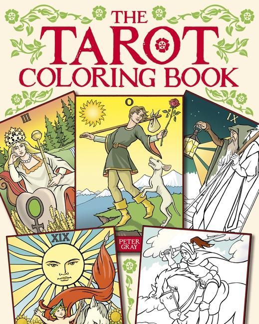 Książka The Tarot Coloring Book Peter Gray